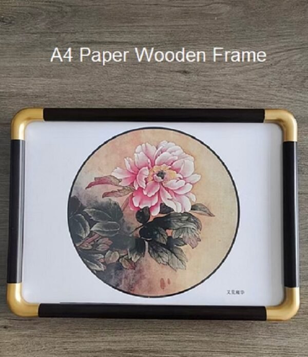 A4 (29.7*21cm) Xuan Paper Hard Paper Protection Artwork  Business Certificate Wood Frame