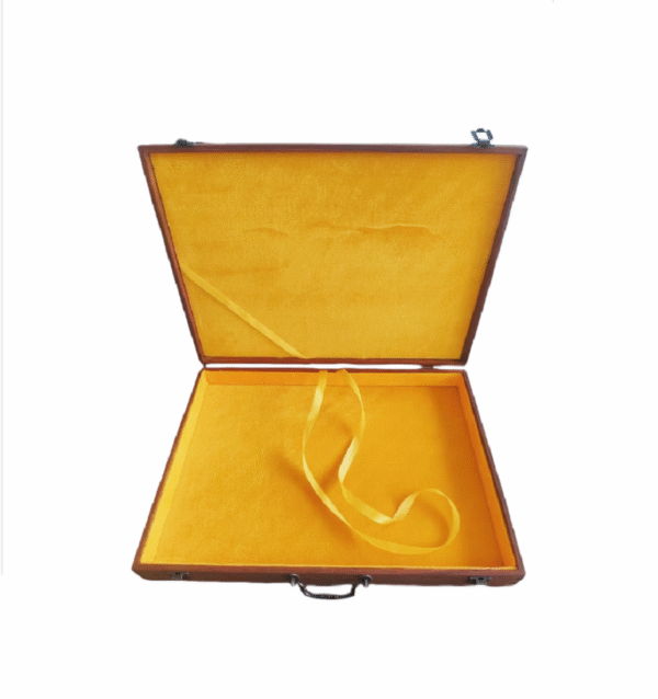 002 45*32*4.5cm Xuan Rice Paper Booklet Sumi-E Painting Calligraphy Brochure Rosewood Wooden Box Storage Silk Case