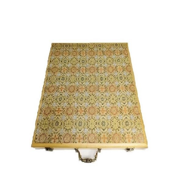 Art Paper Booklet for Painting Calligraphy  Song Brocade Cinnamomum Camphora wood Jewelry Gift Necklace Box