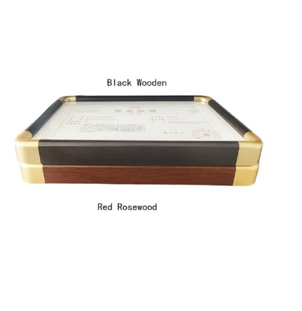 A4 (29.7*21cm) Xuan Paper Hard Paper Protection Artwork  Business Certificate Wood Frame