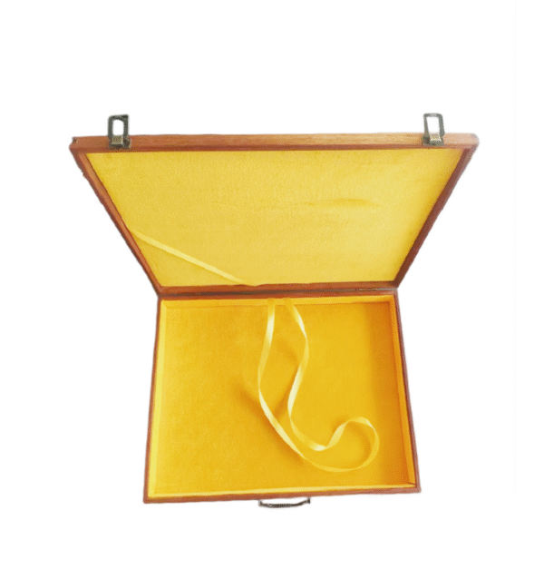 004 45*32*4.5cm Xuan Rice Paper Booklet Sumi-E Painting Calligraphy Brochure Rosewood Wooden Box Storage Silk Case