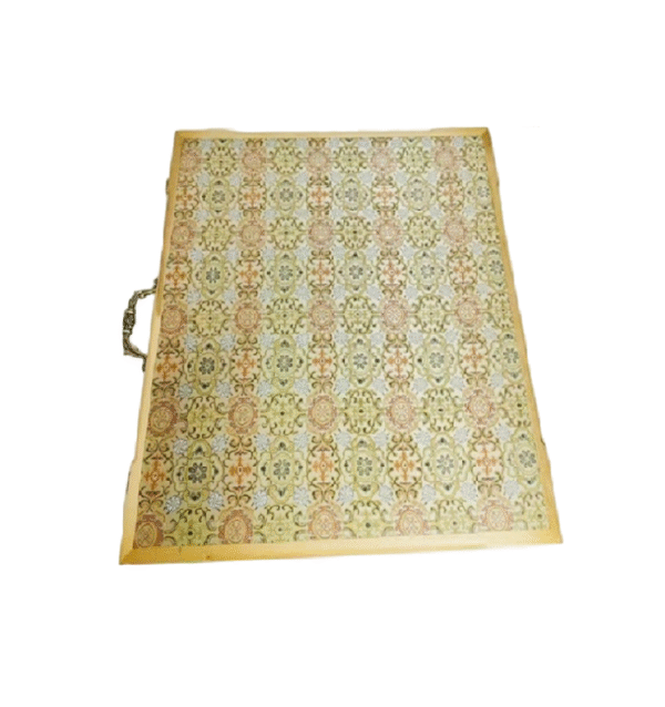 Art Paper Booklet for Painting Calligraphy  Song Brocade Cinnamomum Camphora wood Jewelry Gift Necklace Box