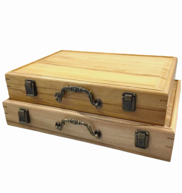 45*32*4.5cm Cinnamomum Camphora  Xuan Paper Brochure Wooden Box