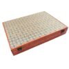 007 45*32*4.5cm Xuan Rice Paper Booklet Sumi-E Painting Calligraphy Brochure Rosewood Wooden Box Storage Silk Case