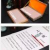 007 32*16*2.5cm Xuan Paper Folding Book for writing Copying <SHANGLINGFU >The Composition About Shang lin Lyrics Fascimile Camphor wood box Sets