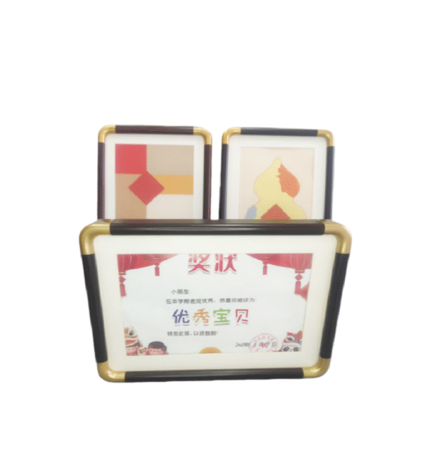 A4 (29.7*21cm) Xuan Paper Hard Paper Protection Artwork  Business Certificate Wood Frame