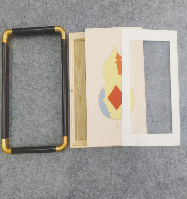 A4 (29.7*21cm) Xuan Paper Hard Paper Protection Artwork  Business Certificate Wood Frame