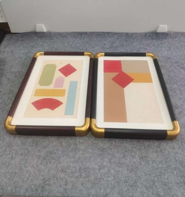 A4 (29.7*21cm) Xuan Paper Hard Paper Protection Artwork  Business Certificate Wood Frame