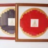 33*33cm Xuan Paper Calligraphy ThickSolid Wooden Frame