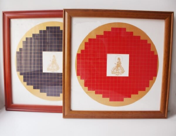 33*33cm Xuan Paper Calligraphy ThickSolid Wooden Frame