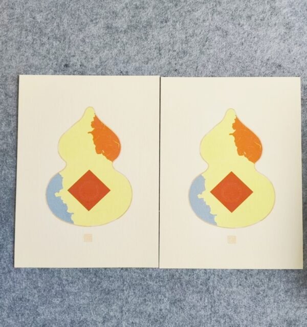 A 4  Xuan Paper  Japanese Sumi-E Painting Paper Calligraphy  Shu Dao Paper Red Burlywood Rosewood Color Normal Solid Wooden Mounted Frame