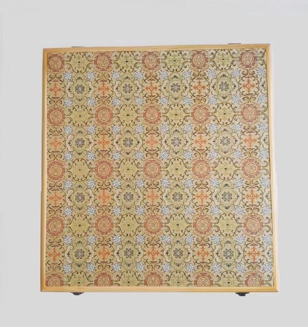 Art Paper Booklet for Painting Calligraphy  Song Brocade Cinnamomum Camphora wood Jewelry Gift Necklace Box
