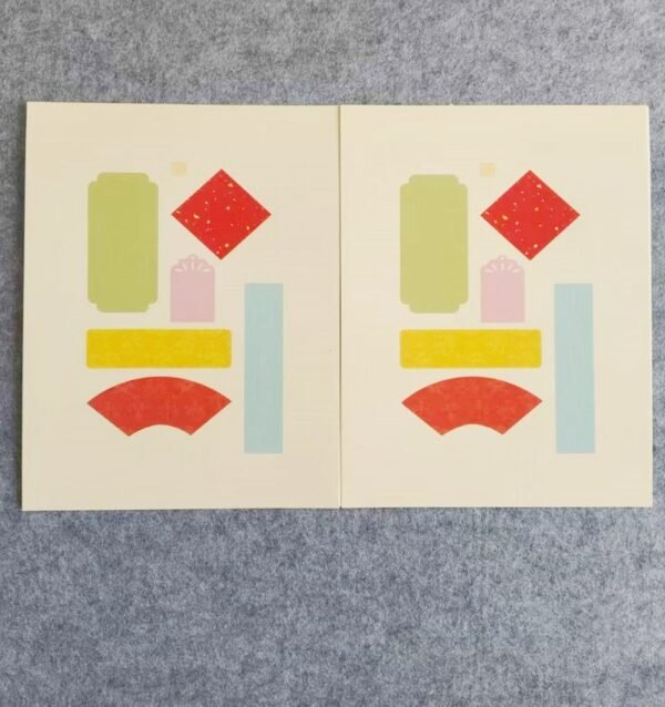 A 4  Xuan Paper  Japanese Sumi-E Painting Paper Calligraphy  Shu Dao Paper Red Burlywood Rosewood Color Normal Solid Wooden Mounted Frame