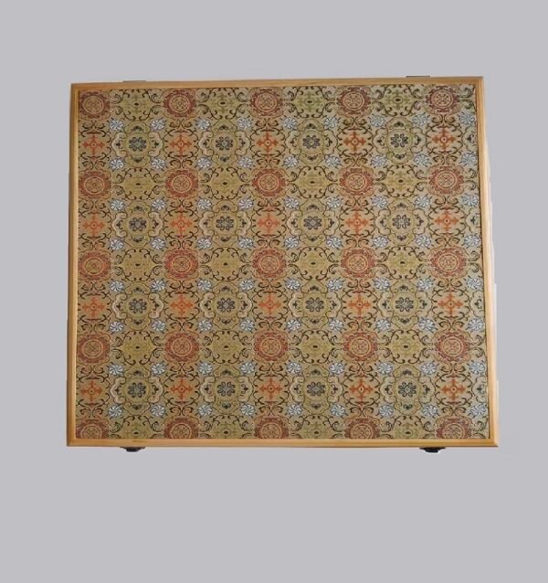 Art Paper Booklet for Painting Calligraphy  Song Brocade Cinnamomum Camphora wood Jewelry Gift Necklace Box