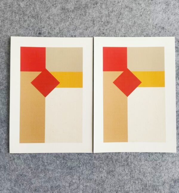 A 4  Xuan Paper  Japanese Sumi-E Painting Paper Calligraphy  Shu Dao Paper Red Burlywood Rosewood Color Normal Solid Wooden Mounted Frame