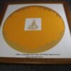 33*33 cm Xuan Paper Artwork Calligraphy Painting Brown Color Wooden Frame