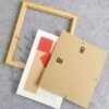 1009 A 4 Xuan Paper Japanese Sumi-E Painting Paper Calligraphy Shu Dao Paper Red Burlywood Rosewood Color Normal Solid Wooden Mounted Painting Frame