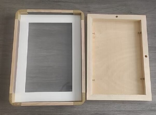 A4 (29.7*21cm) Xuan Paper Hard Paper Protection Artwork  Business Certificate Wood Frame