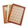 A 4  Xuan Paper  Japanese Sumi-E Painting Paper Calligraphy  Shu Dao Paper Red Burlywood Rosewood Color Normal Solid Wooden Mounted Frame