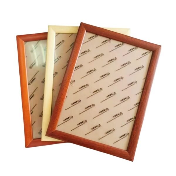 A 4  Xuan Paper  Japanese Sumi-E Painting Paper Calligraphy  Shu Dao Paper Red Burlywood Rosewood Color Normal Solid Wooden Mounted Frame