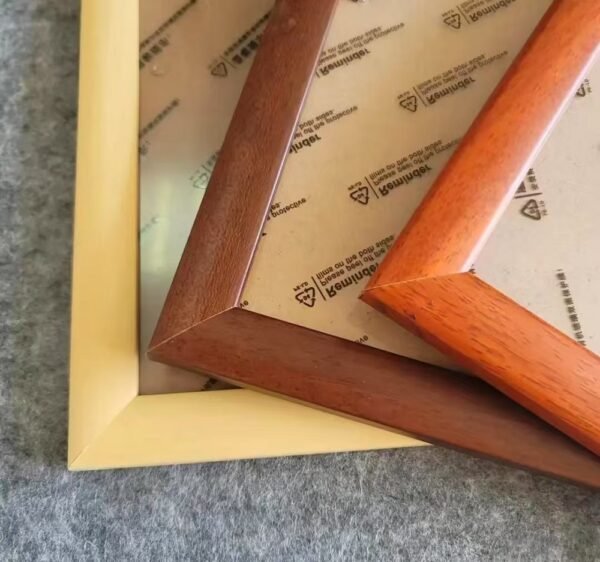 A 4  Xuan Paper  Japanese Sumi-E Painting Paper Calligraphy  Shu Dao Paper Red Burlywood Rosewood Color Normal Solid Wooden Mounted Frame
