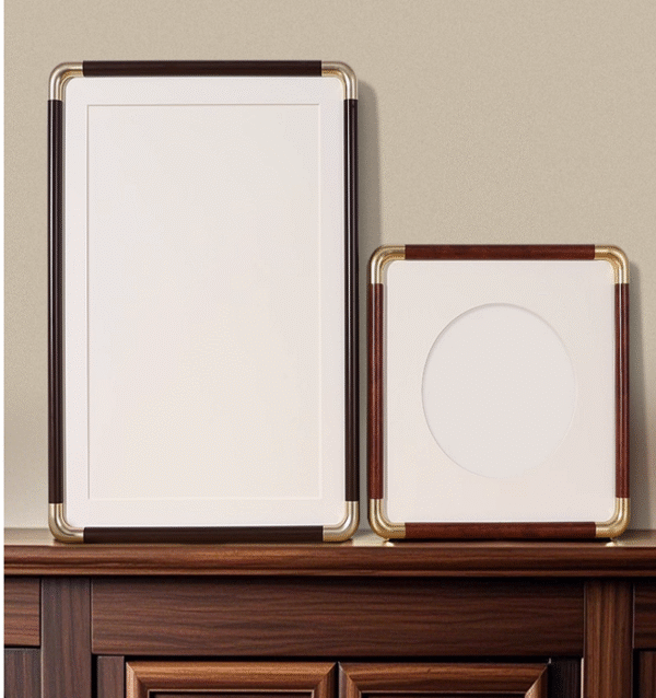 A3 (42*29.7) cm Red Rosewood Black Walnut  Color Wood Frame