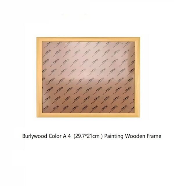 Burlywood Color A 4 Xuan Paper Japanese Sumi-E Painting Paper Calligraphy Shu Dao Paper Red Burlywood Rosewood Color Normal Solid Wooden Mounted Painting Frame