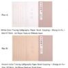 Description 01 32*16*2.5cm Xuan Paper Folding Book for writing Copying <SHANGLINGFU >The Composition About Shang lin Lyrics Fascimile Camphor wood box Sets