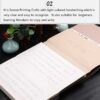 Description 03 32*16*2.5cm Xuan Paper Folding Book for writing Copying <SHANGLINGFU >The Composition About Shang lin Lyrics Fascimile Camphor wood box Sets