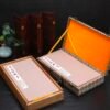 Description 09 32*16*2.5cm Xuan Paper Folding Book for writing Copying <SHANGLINGFU >The Composition About Shang lin Lyrics Fascimile Camphor wood box Sets