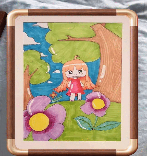 A3 (42*29.7) cm Red Rosewood Black Walnut  Color Wood Frame