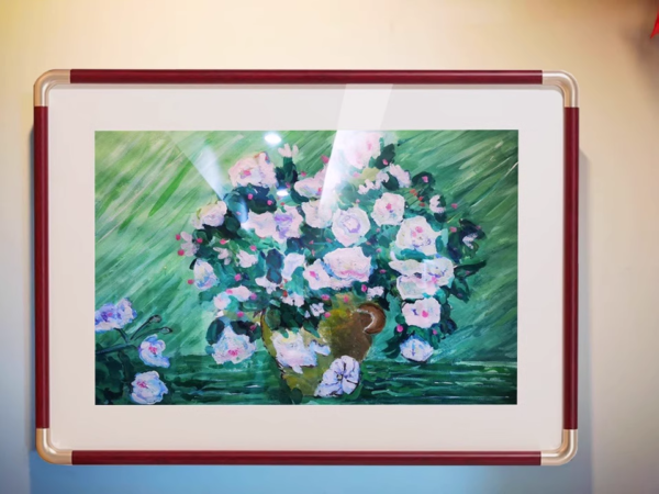 A4 (29.7*21cm) Xuan Paper Hard Paper Protection Artwork  Business Certificate Wood Frame