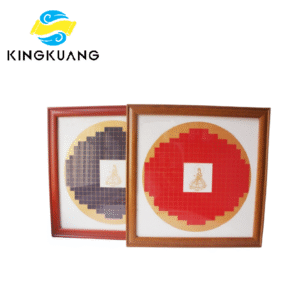 33*33cm Xuan Paper Calligraphy ThickSolid Wooden Frame