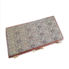 001 40*18*4.5cm Sapele Entandrophragma cylindricum Song Brocade Faces Wood Box Ancient Book Package Box