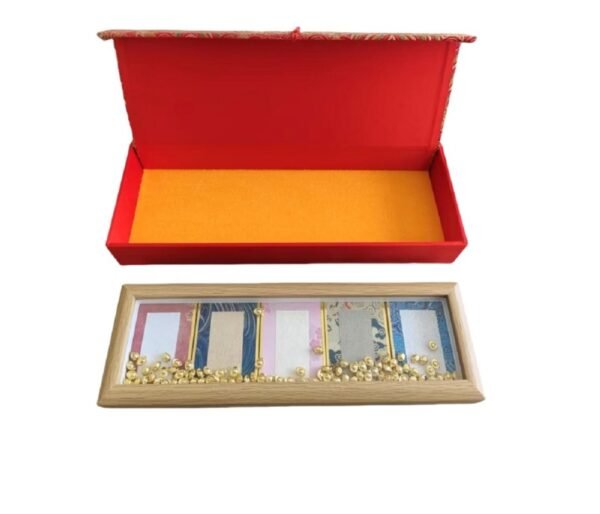 Xuan Paper Hardcards Painting Calligraphy Frame Brocade Box Set