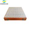 001 37*37*2.5cm Square Solid Wood Sapele Wood Xuan Paper Brochure Song Brocade Package Luxury Jewerly Box