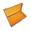 002 40*18*4.5cm Sapele Entandrophragma cylindricum Song Brocade Faces Wood Box Ancient Book Package Box