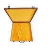 002 37*37*2.5cm Square Solid Wood Sapele Wood Xuan Paper Brochure Song Brocade Package Luxury Jewerly Box