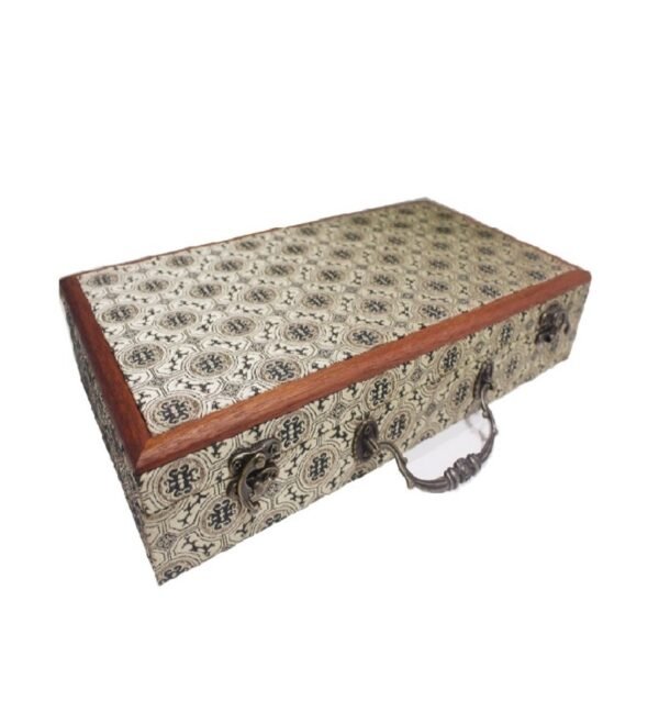 32*16cm Xuan Paper  Folding Album for Painting Calligraphy Press Wooden Frame Brocade Box