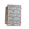 32*16*4.5cm Xuan Paper Booklet Solid Wooden Box with Song Brocade Fabric Faces Package Case