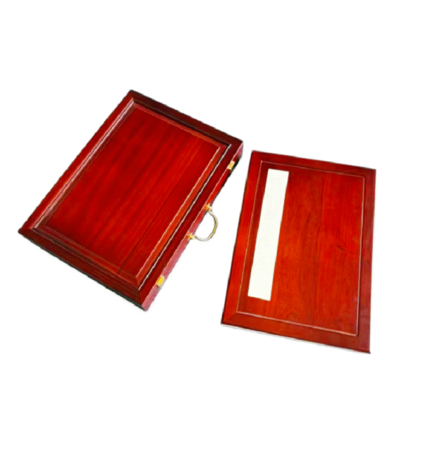 32*22cm Xuan Paper Art Paper Painting Calligraphy Paper Box  Ancient Book For Writing <Diamond of Sutra > Red Wood Box Set