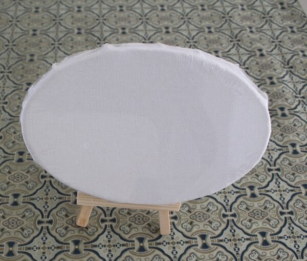 Oval  Oil Painting Canvas  Oval   Artist Frame