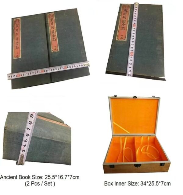 Ancient Book Xuan Paper Yinpu Family Genealogies collection of seal stamps Camphor Wood Box Set Ancient Gifts