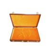 005 40*18*4.5cm Sapele Entandrophragma cylindricum Song Brocade Faces Wood Box Ancient Book Package Box