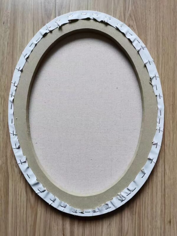 Oval  Oil Painting Canvas  Oval   Artist Frame