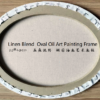 Oval  Oil Painting Canvas  Oval   Artist Frame