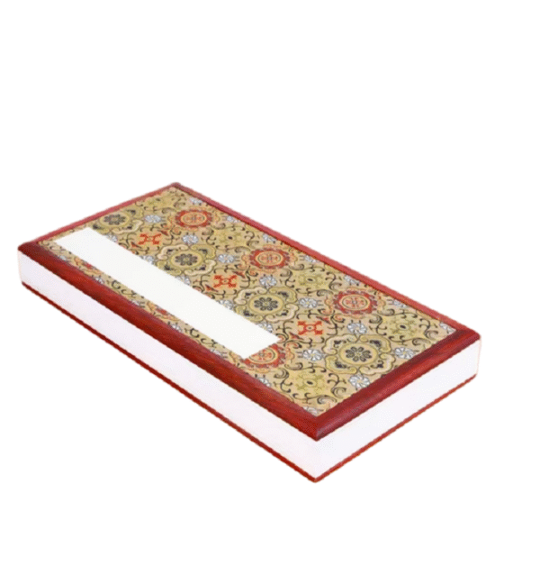 32*16cm Xuan Paper  Folding Album for Painting Calligraphy Press Wooden Frame Brocade Box