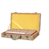 32*16cm Xuan Paper  Folding Album for Painting Calligraphy Press Wooden Frame Brocade Box