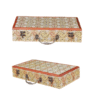 32*16cm Xuan Paper  Folding Album for Painting Calligraphy Press Wooden Frame Brocade Box