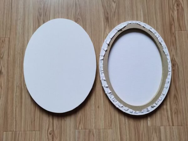 Oval  Oil Painting Canvas  Oval   Artist Frame